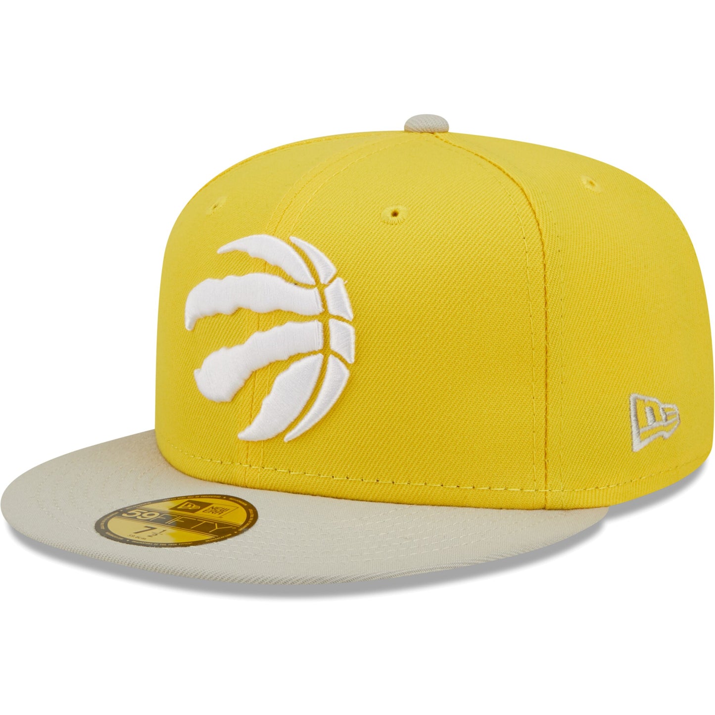 Toronto Raptors New Era Color Pack 59FIFTY Fitted Hat - Yellow/Gray