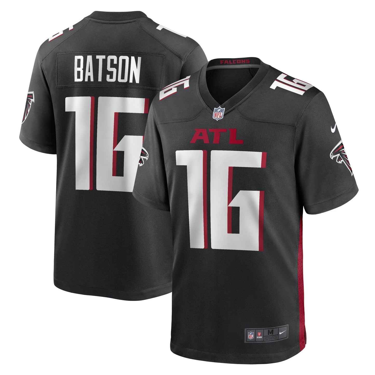 Men's Nike Cameron Batson Black Atlanta Falcons Game Player Jersey