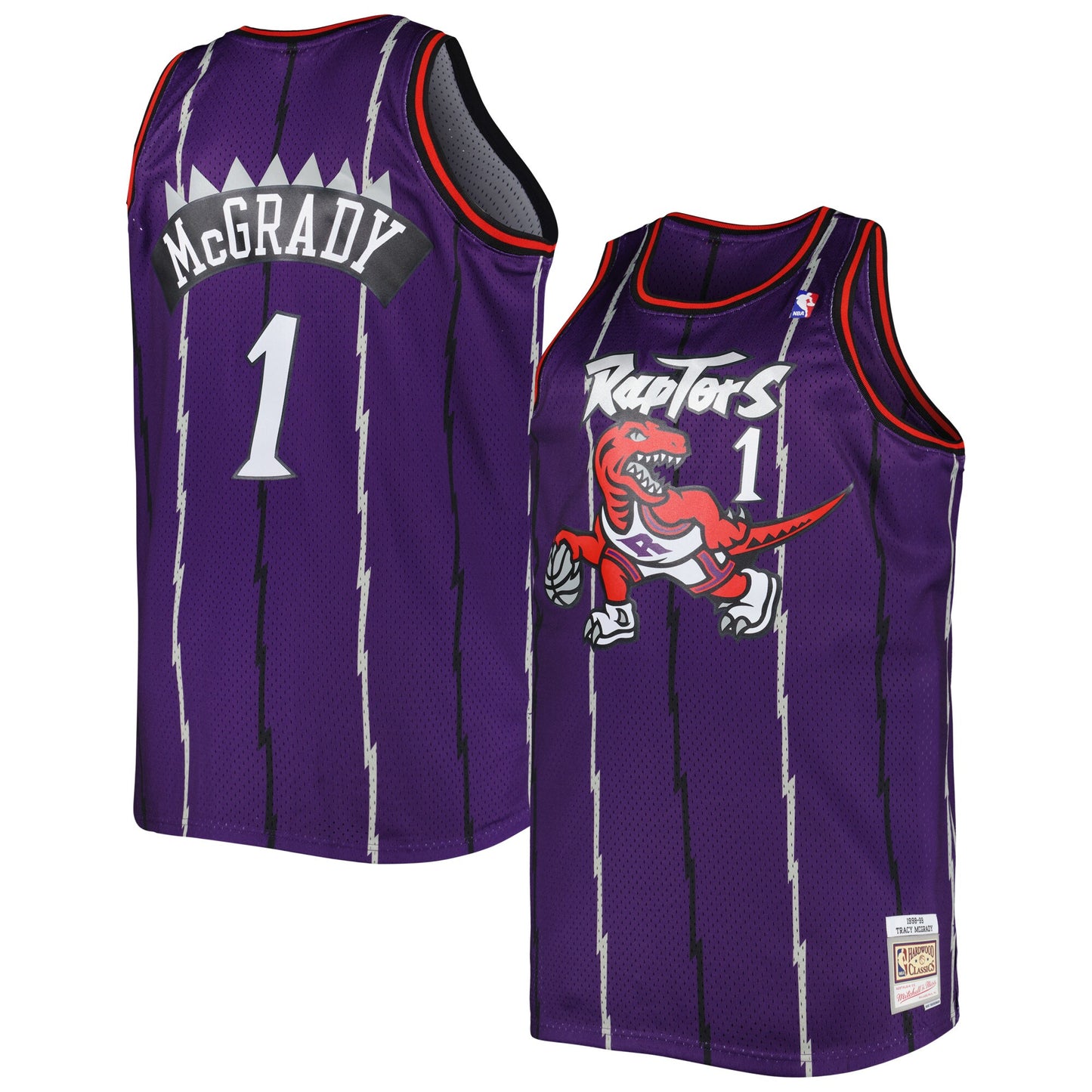 Tracy McGrady Toronto Raptors Mitchell & Ness Big & Tall Hardwood Classics 1998/99 Swingman Jersey - Purple