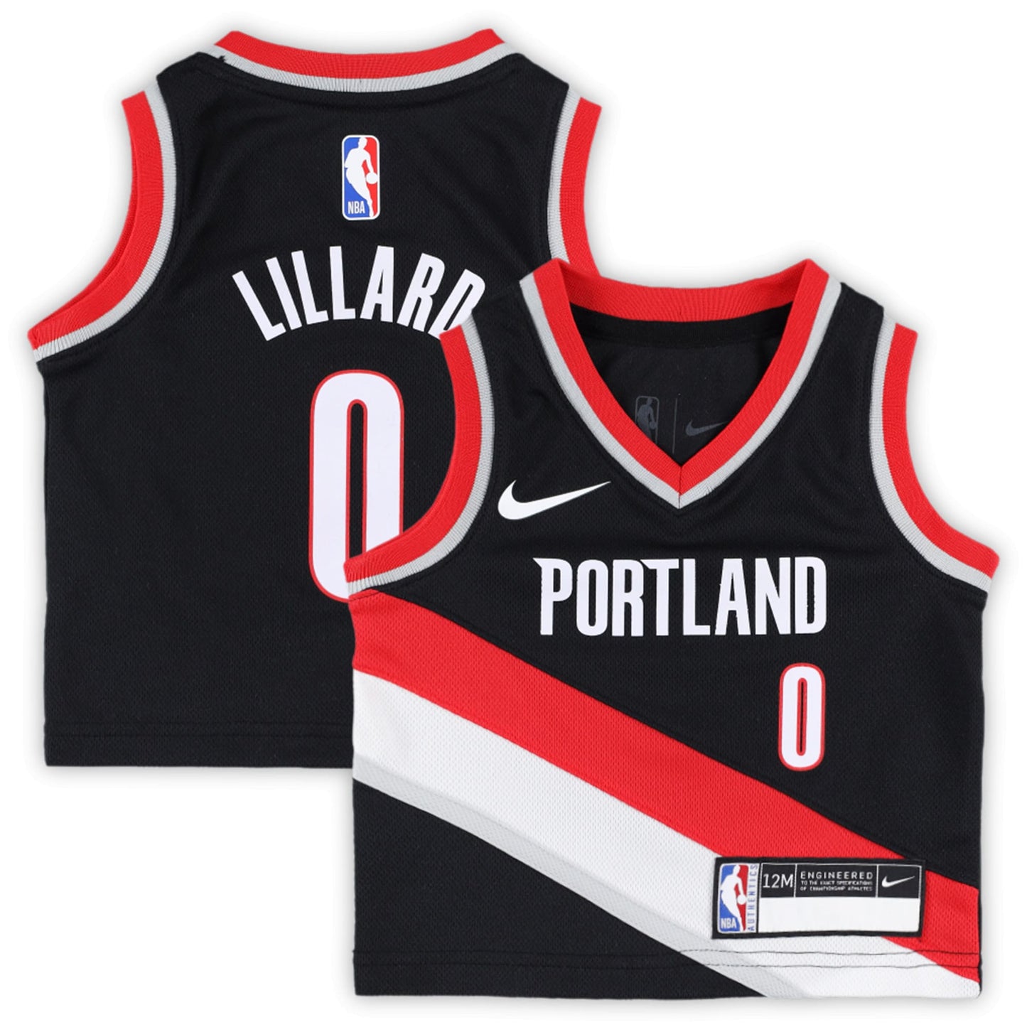 Damian Lillard Portland Trail Blazers Nike Infant Swingman Player Jersey - Icon Edition - Black