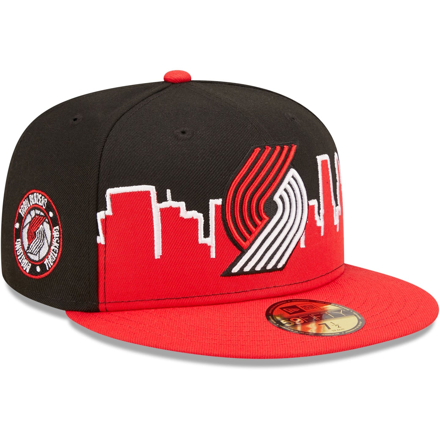 Portland Trail Blazers New Era 2022 Tip-Off 59FIFTY Fitted Hat - Red/Black