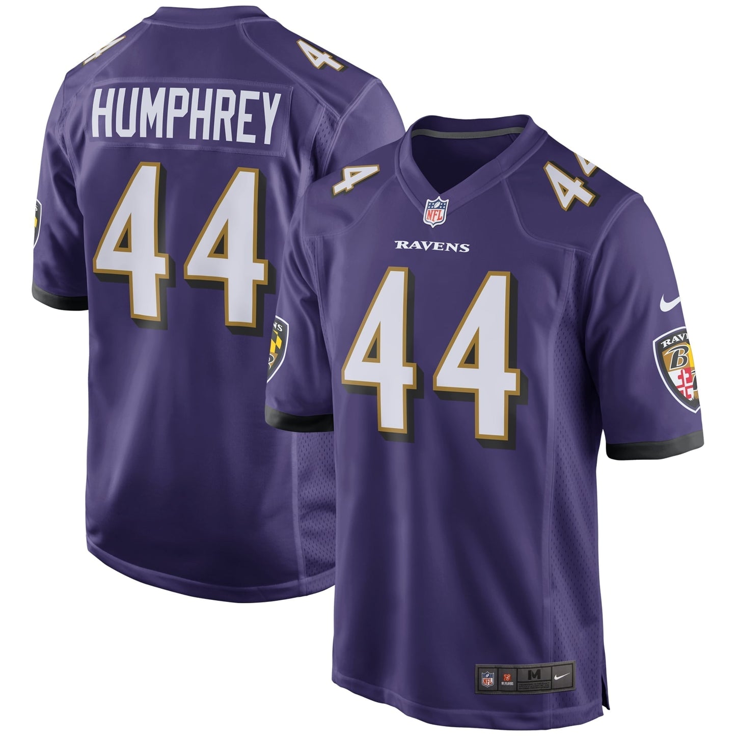 Men's Nike Marlon Humphrey Purple Baltimore Ravens Player Game Jersey