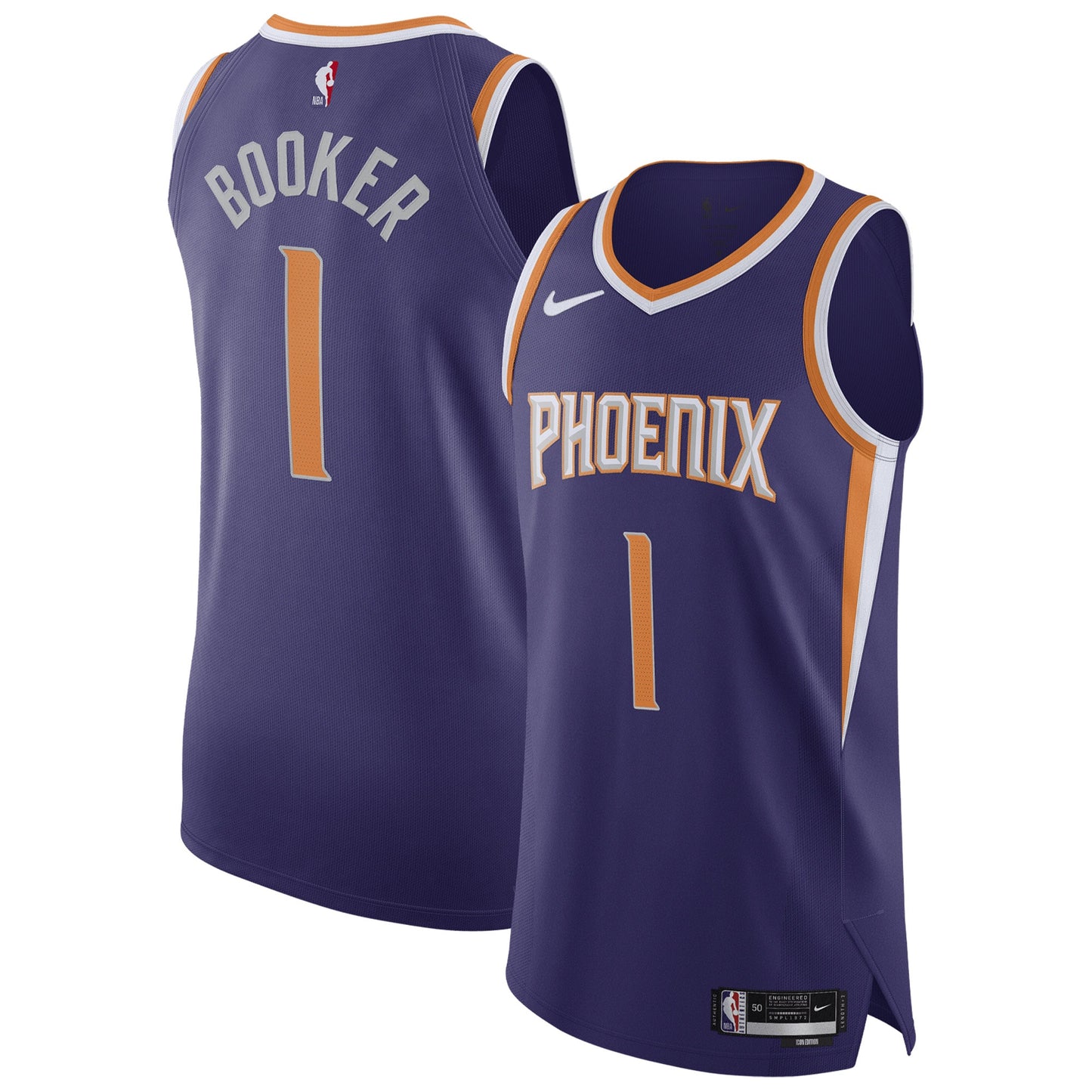 Devin Booker Phoenix Suns Nike 2022/23 Authentic Player Jersey Purple - Icon Edition
