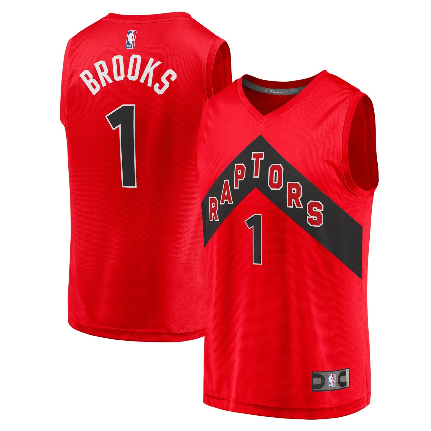 Armoni Brooks Toronto Raptors Fanatics Branded 2021/22 Fast Break Replica Jersey - Icon Edition - Red