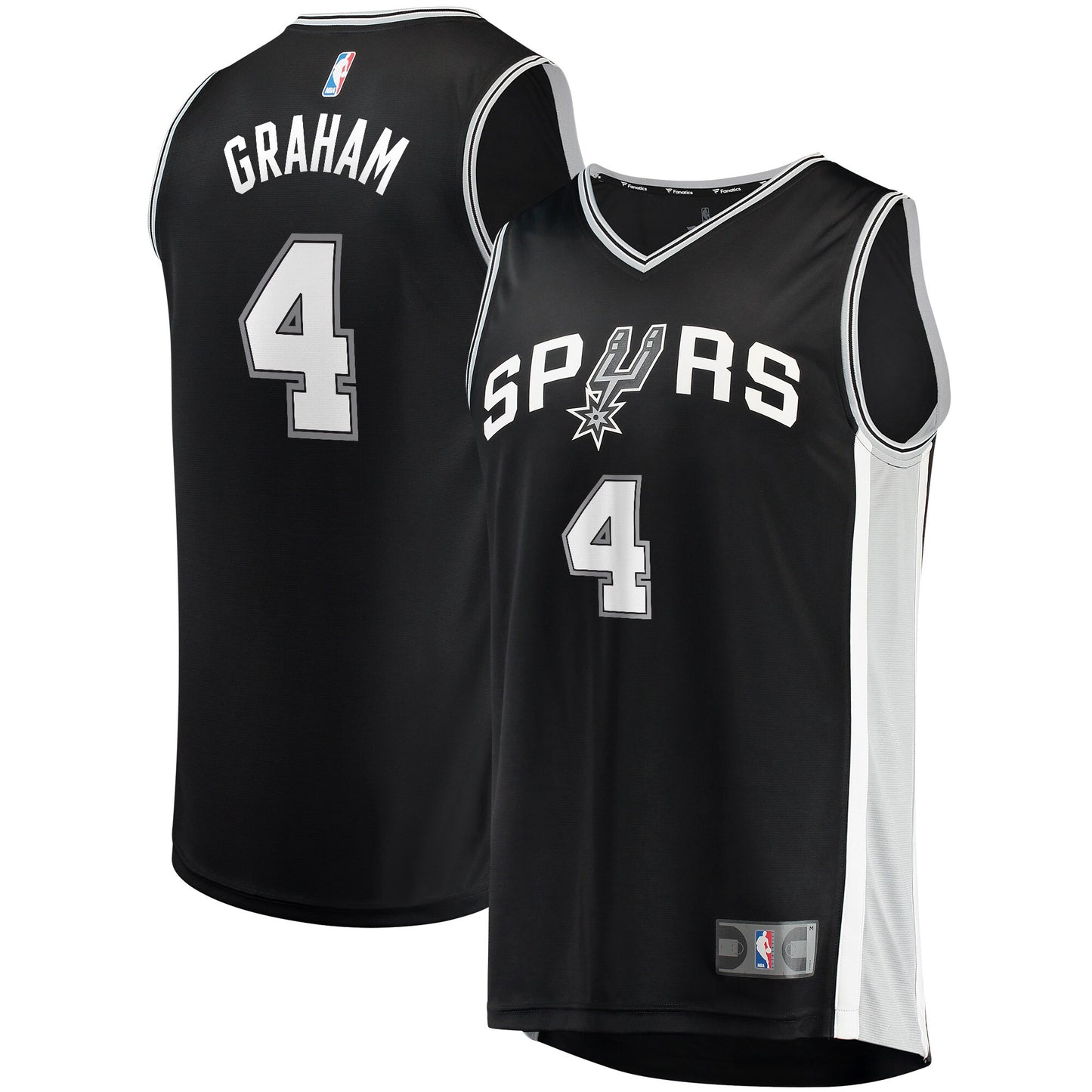 Devonte' Graham San Antonio Spurs Fanatics Branded Youth Fast Break Player Jersey - Icon Edition - Black