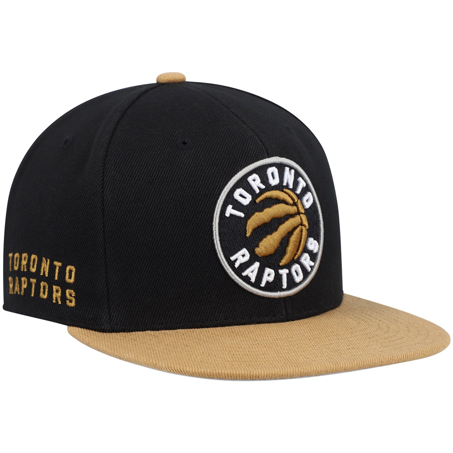 Toronto Raptors Mitchell & Ness Core Side Snapback Hat - Black