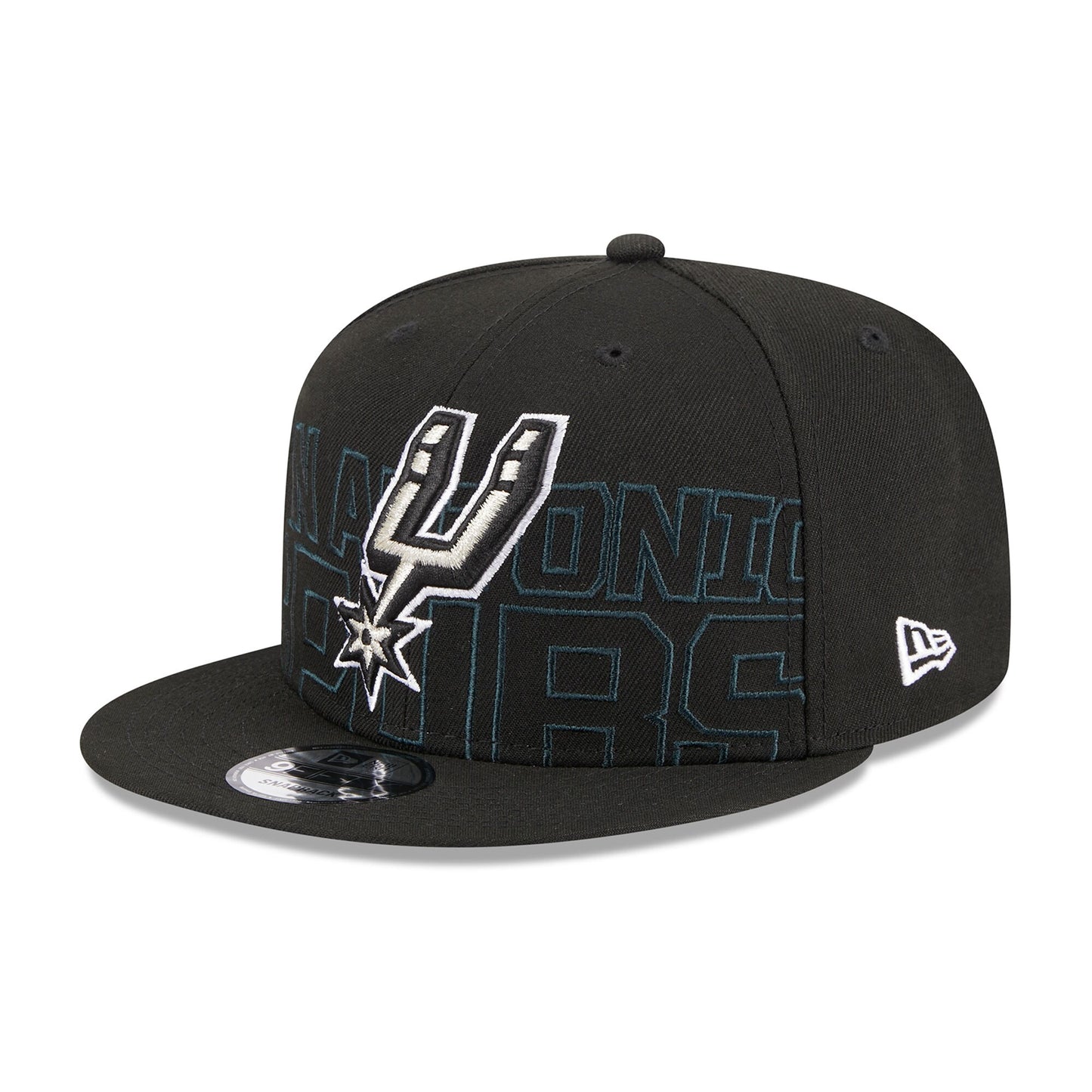 San Antonio Spurs New Era 2023 NBA Draft 9FIFTY Snapback Hat - Black