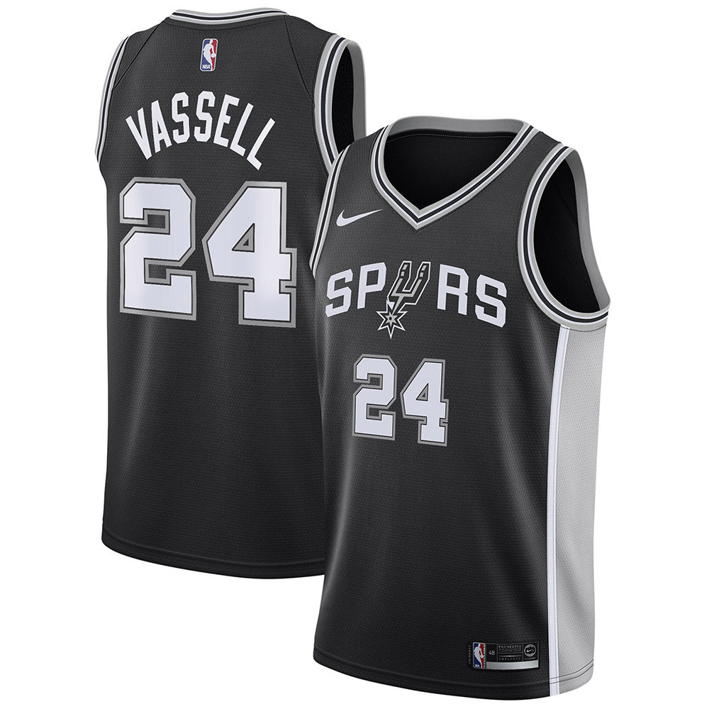 Youth San Antonio Spurs Devin Vassell Icon Edition Jersey - Black