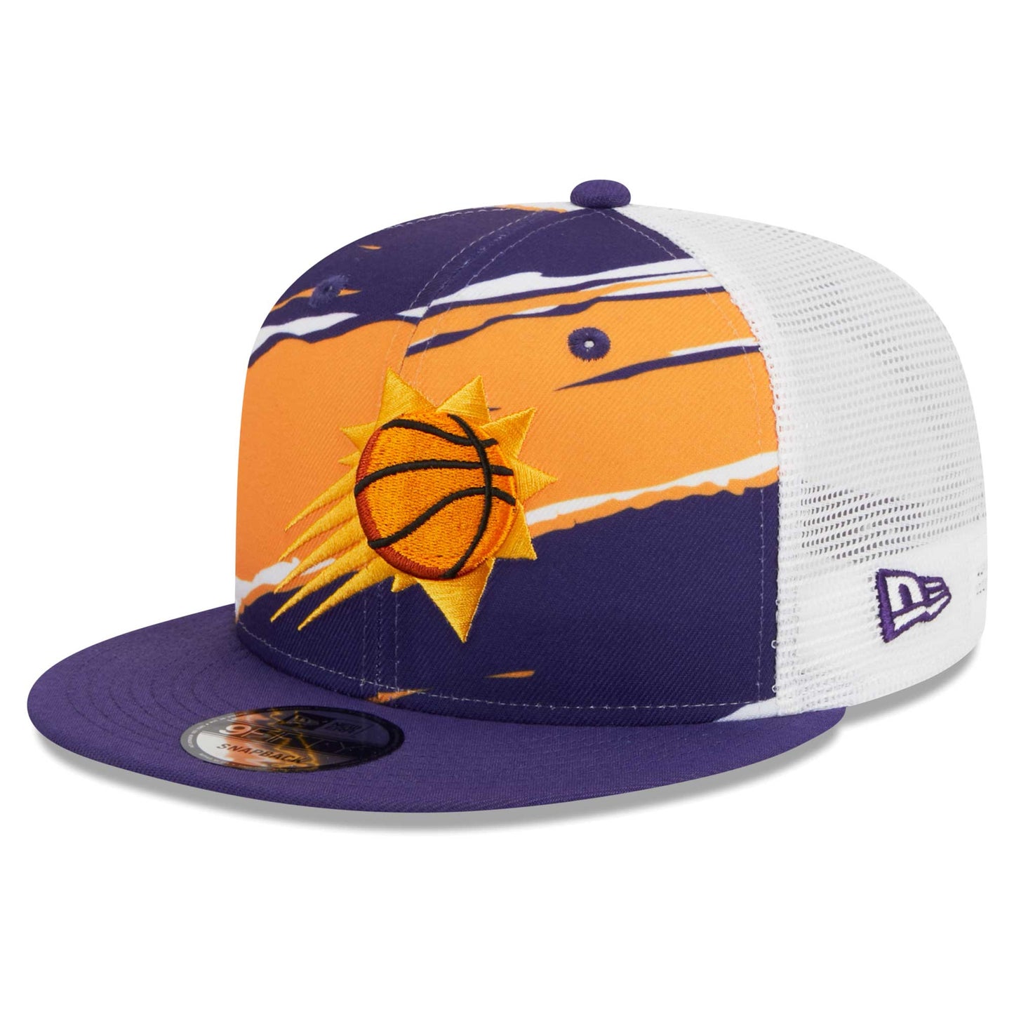 Phoenix Suns New Era Tear Trucker 9FIFTY Adjustable Hat - Purple/White