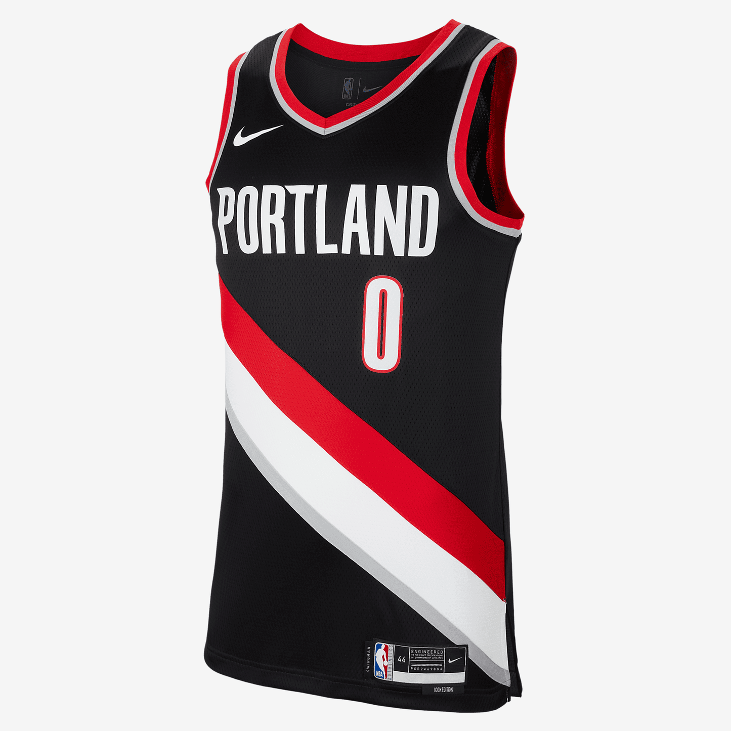 Portland Trail Blazers Icon Edition 2022/23 Nike Dri-FIT NBA Swingman Jersey - Black