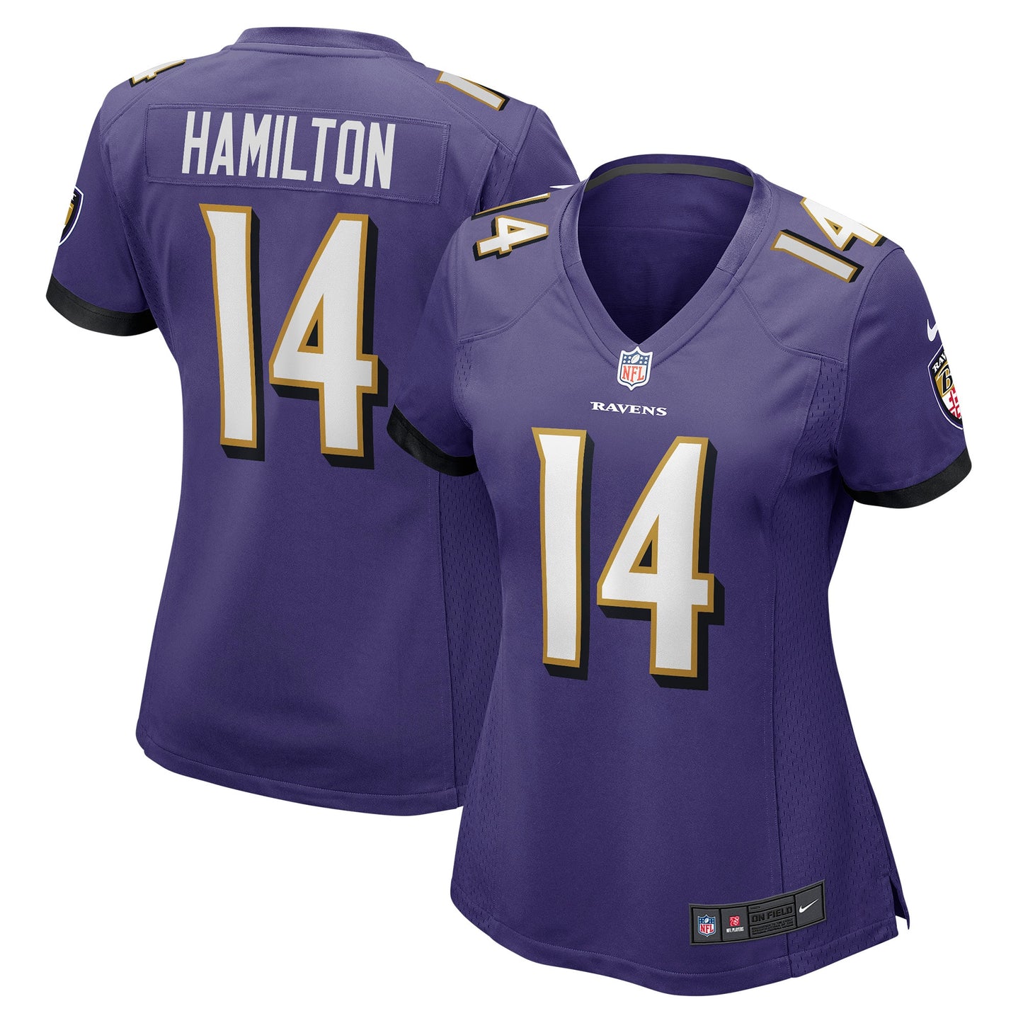Kyle Hamilton Baltimore Ravens Nike Women's Player Game Jersey - Purple