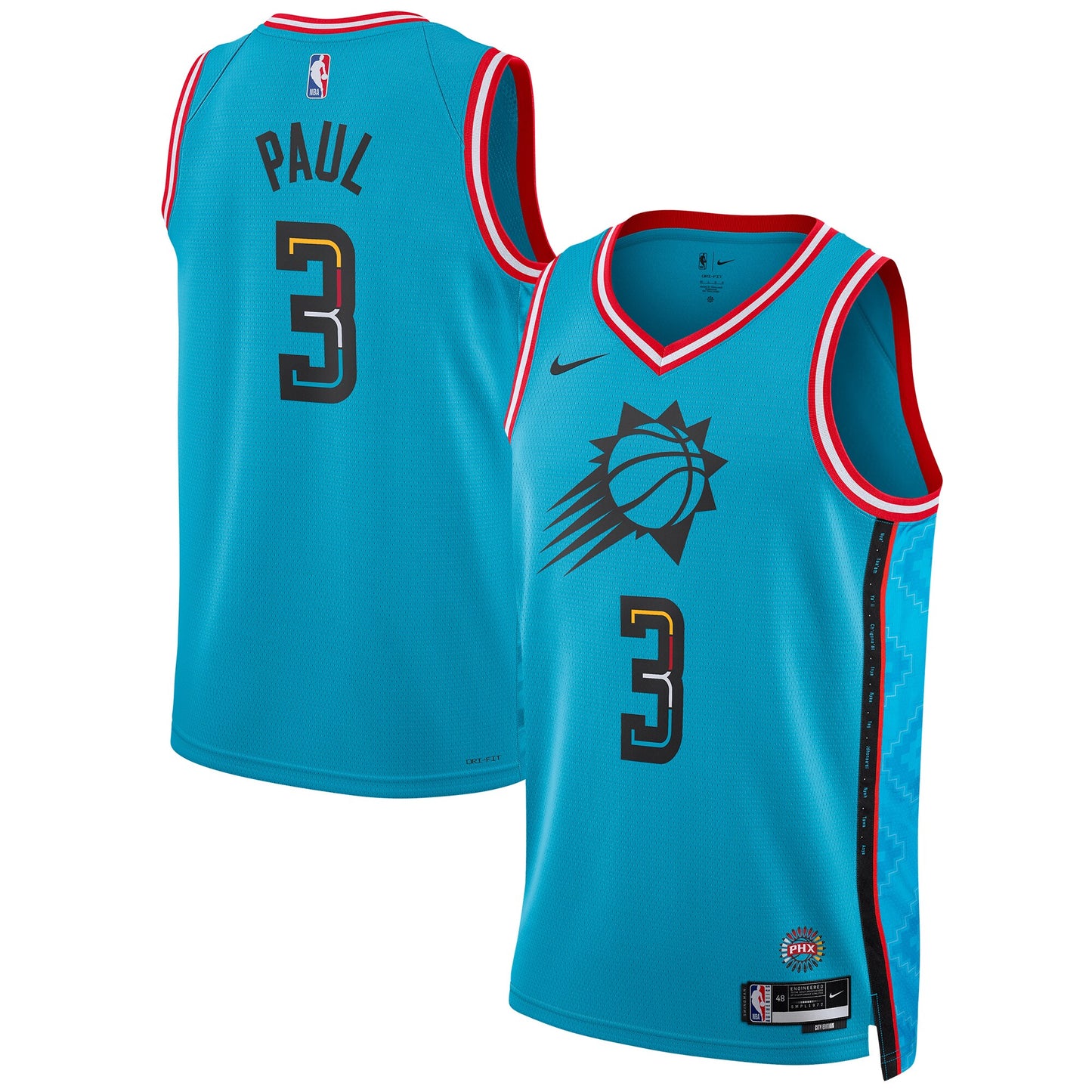 Chris Paul Phoenix Suns Nike Unisex 2022/23 Swingman Jersey - City Edition - Turquoise