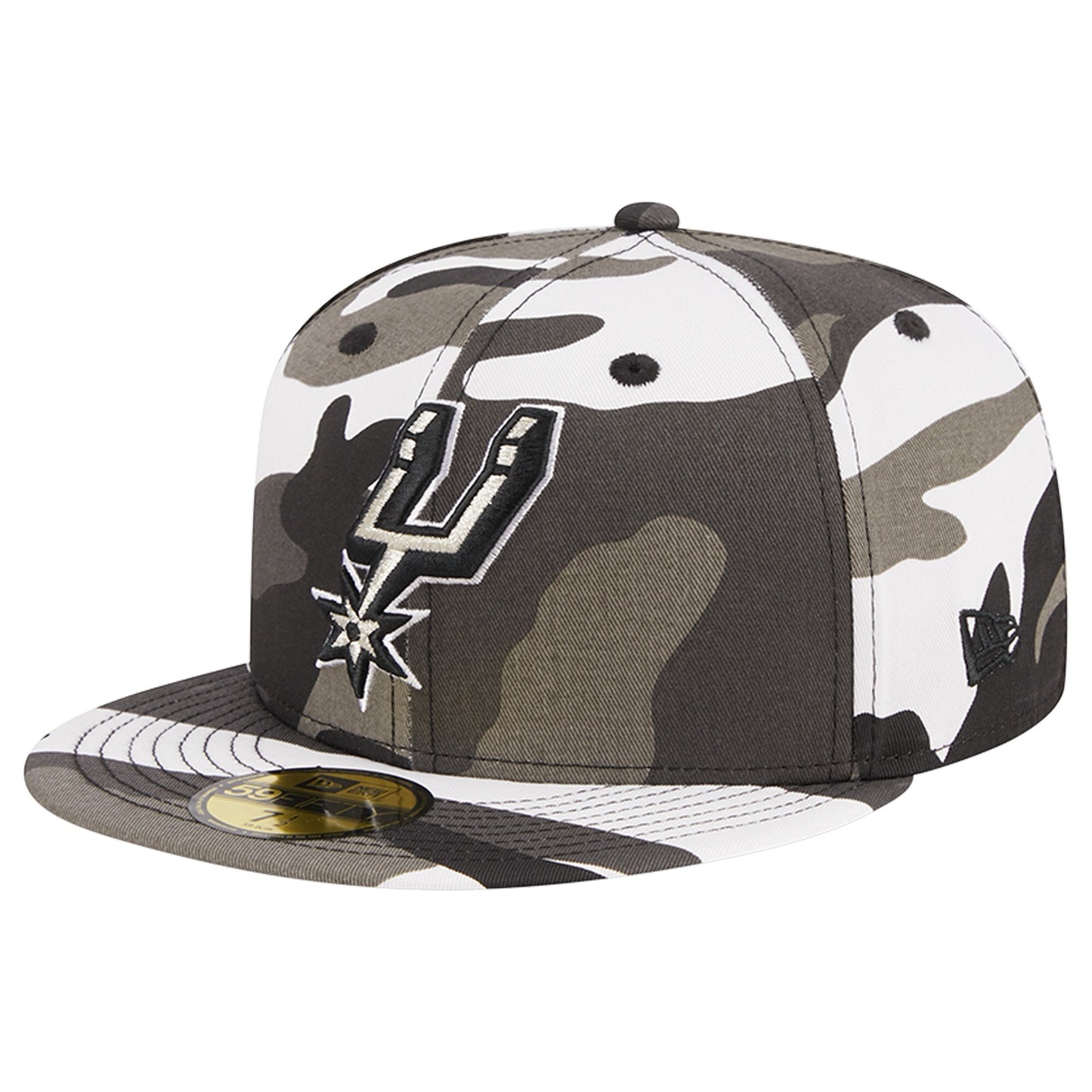 San Antonio Spurs New Era Snow Camo 59FIFTY Fitted Hat