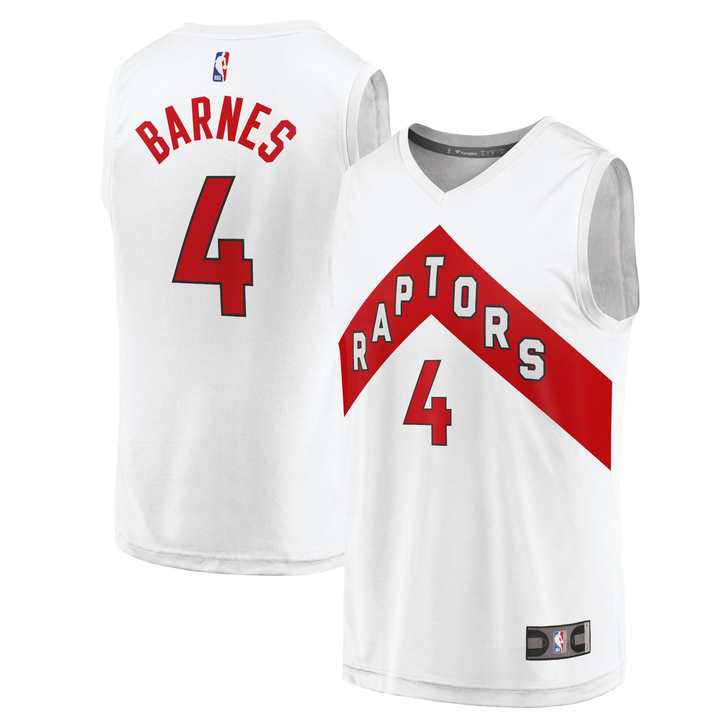 Scottie Barnes Toronto Raptors Fanatics Branded Youth 2021/22 Fast Break Player Jersey White - Association Edition