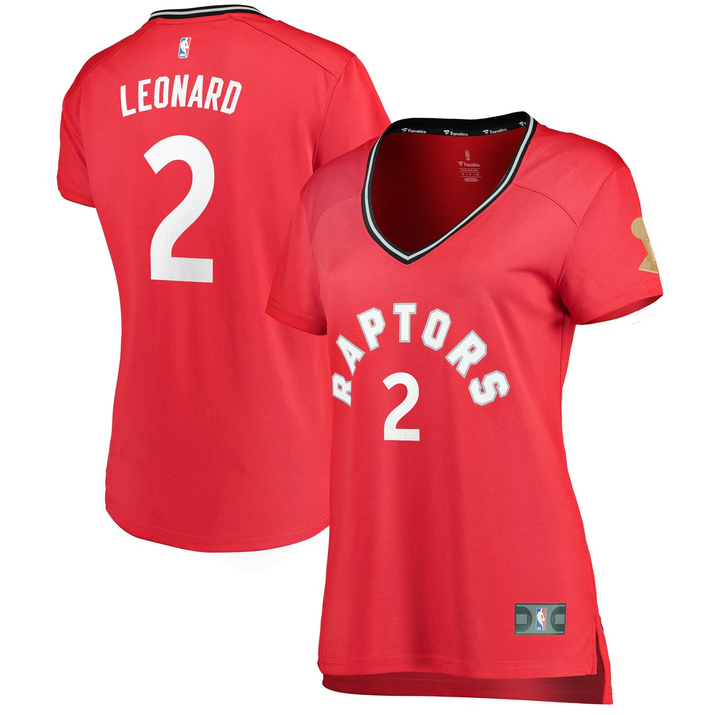 Kawhi Leonard Toronto Raptors Fanatics Branded Women's 2019 NBA Finals Champions Fast Break Replica Player Jersey Red - Icon Edition