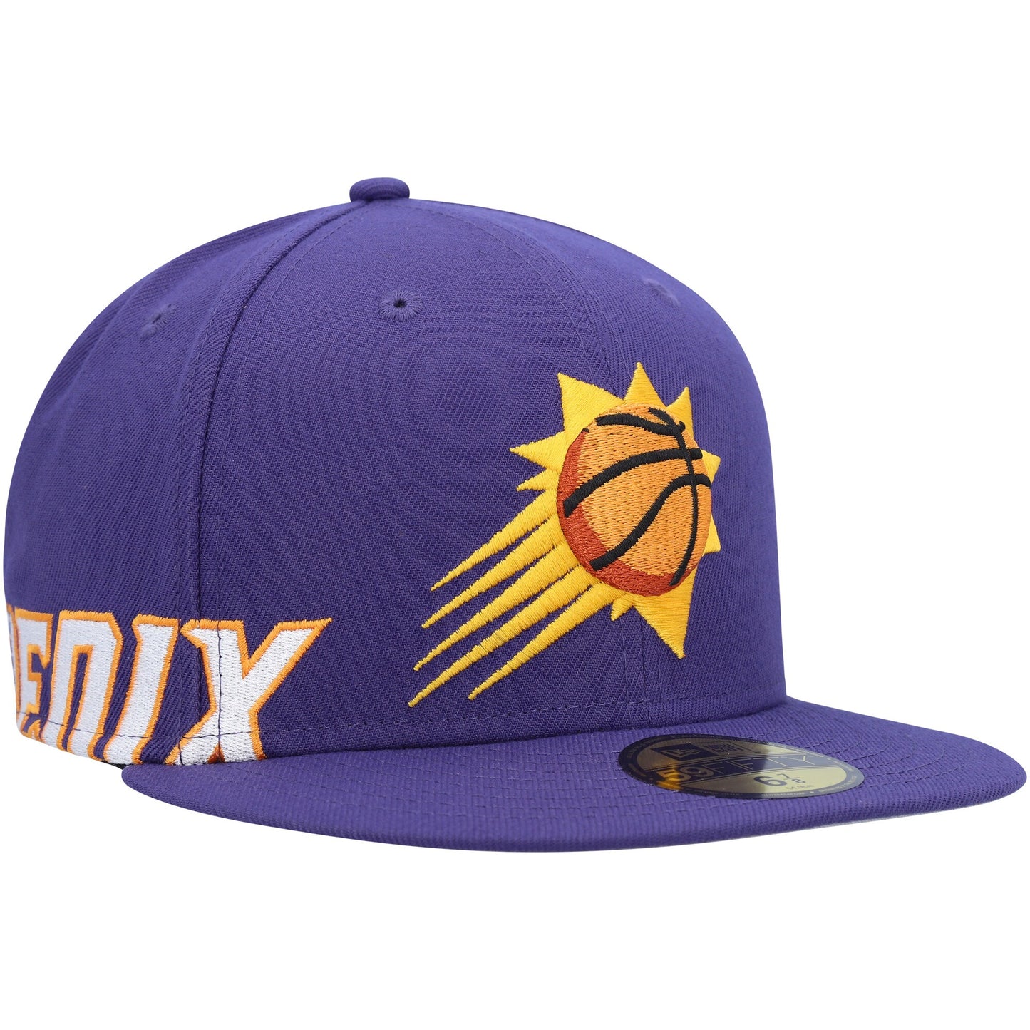 Phoenix Suns New Era Side Arch Jumbo 59FIFTY Fitted Hat - Purple